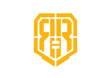 Minimalist tactical TAC21 logo yellow #FFC700 on black #0D0D0D